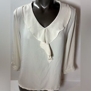 Patagonia Off-White Ruffle Blouse